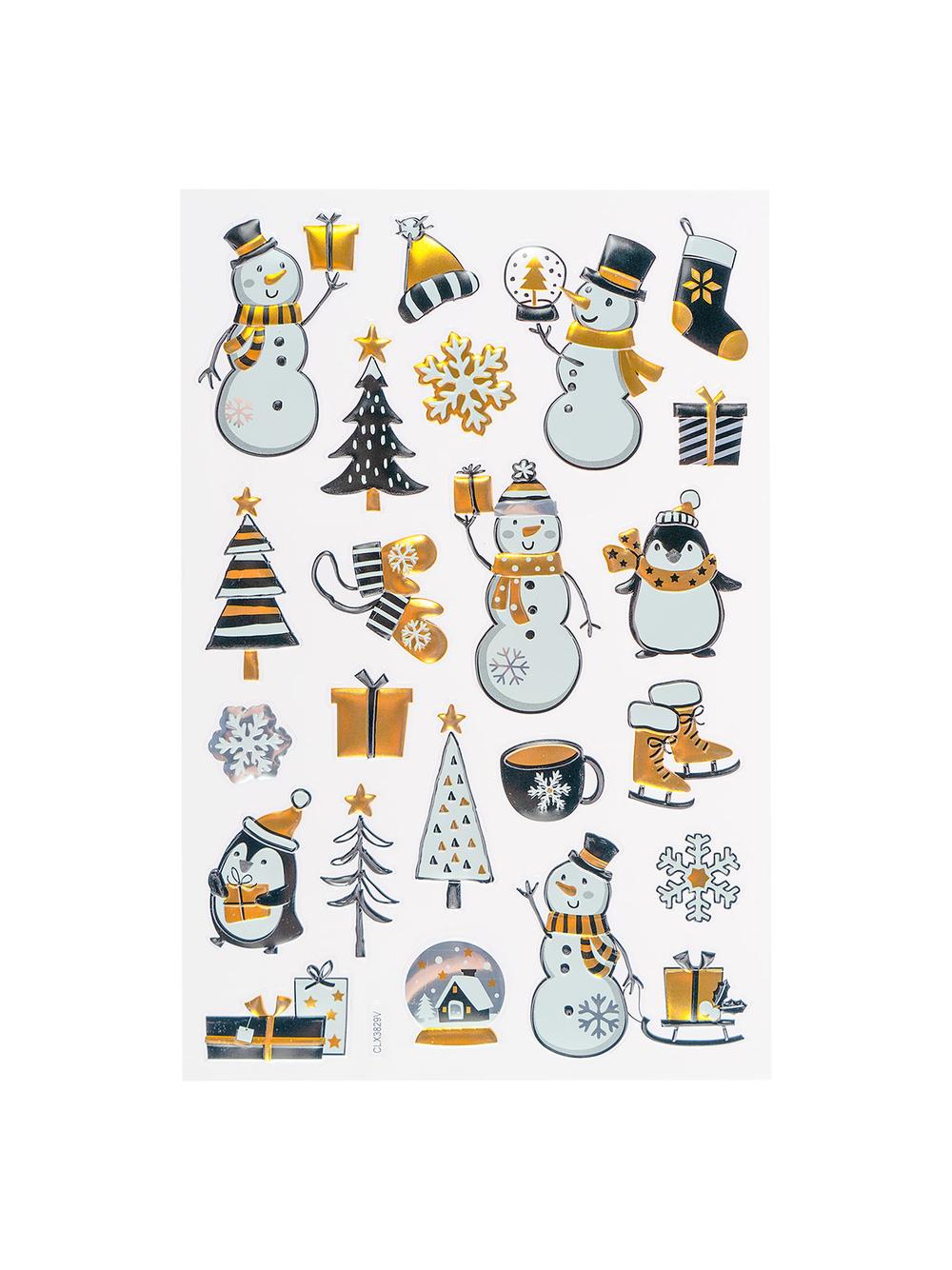 Świąteczne naklejki 3D Glamour