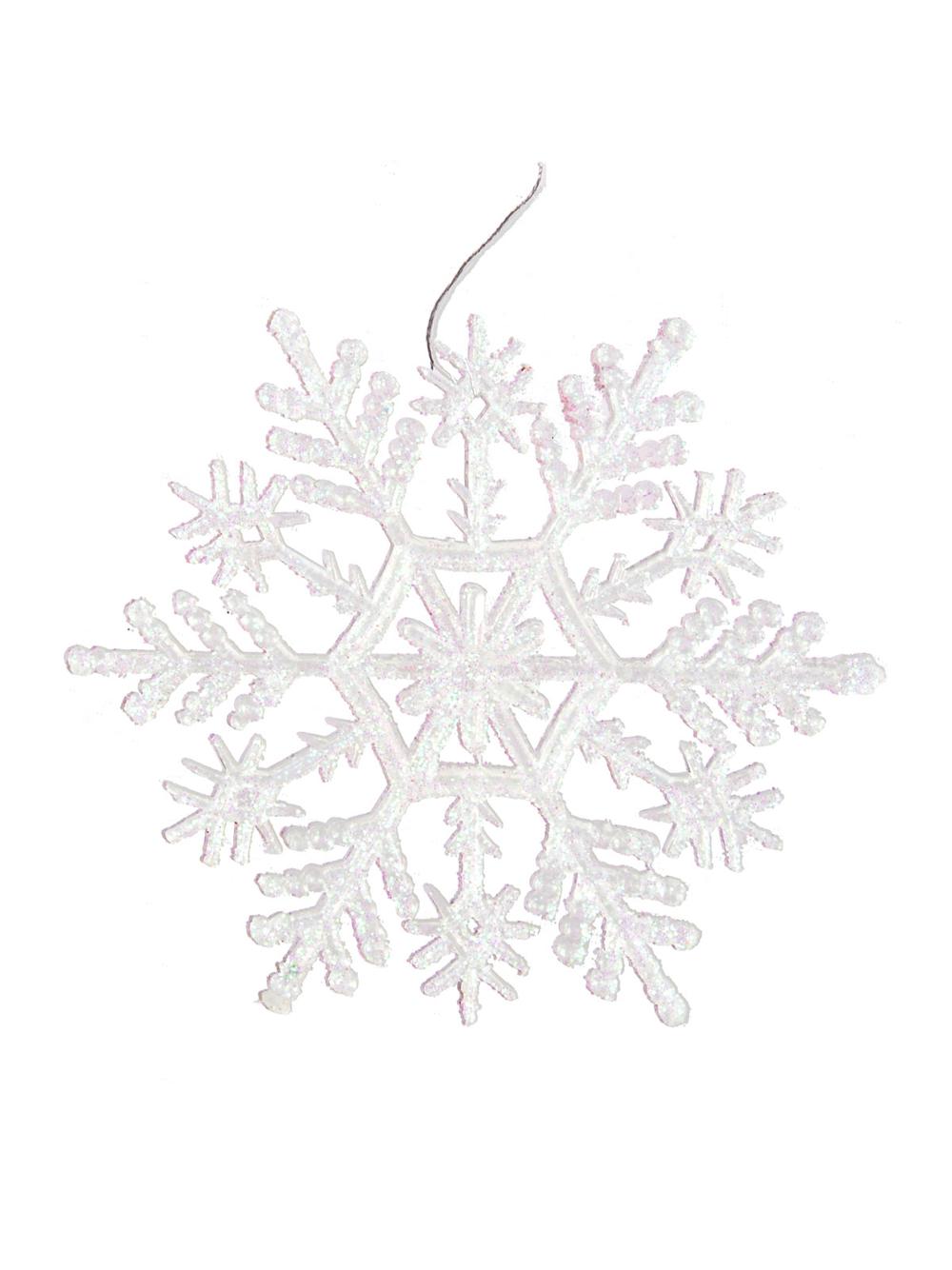 Śnieżynki akrylowe (6 szt.)