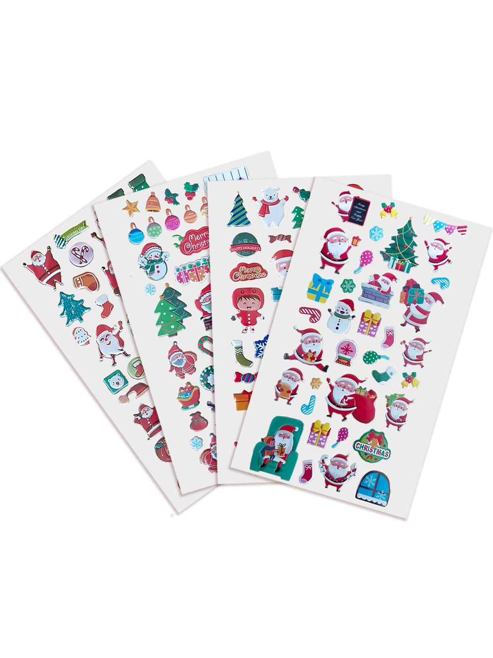 Świąteczne naklejki piankowe