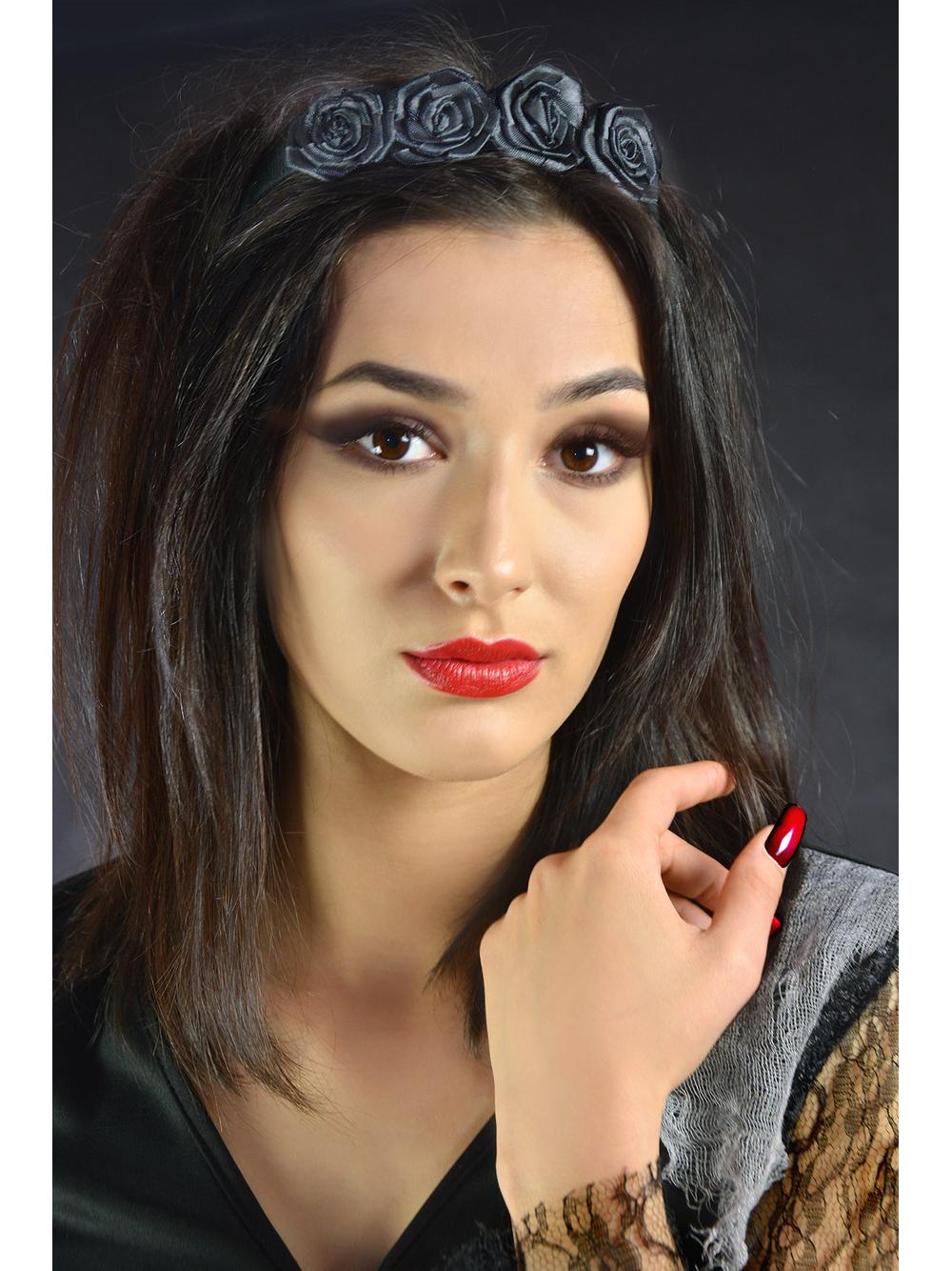 Strój dla dorosłych - Czarna dama