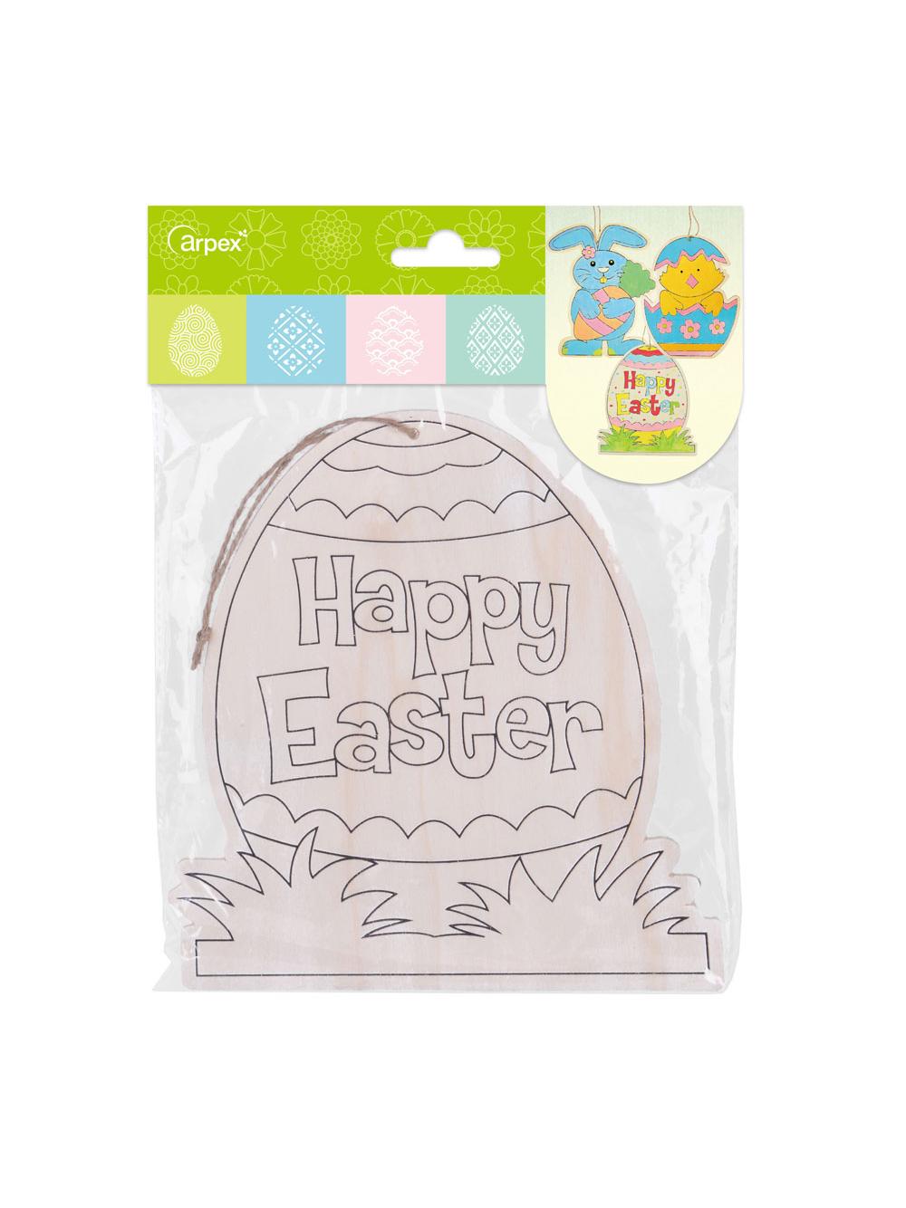 Drewniana ozdoba zrób to sam jajko PROMOCJA