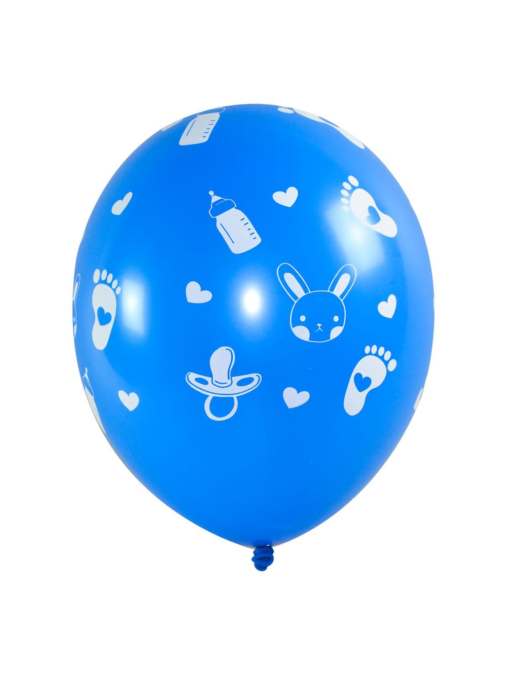 Balony Baby shower - chłopiec (5 szt.)
