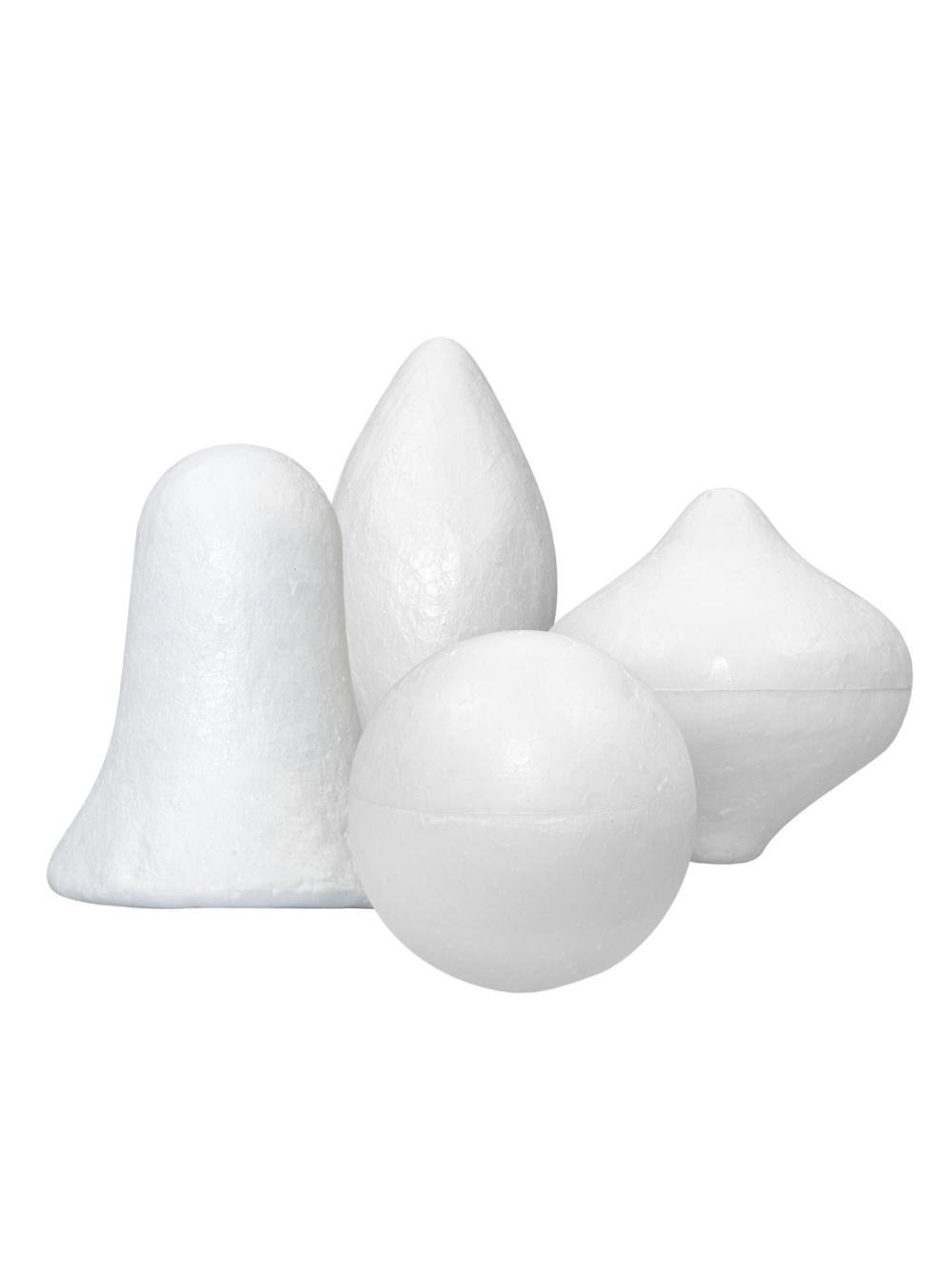 Zestaw bombek styropianowych do samodzielnej dekoracji (4 szt.)