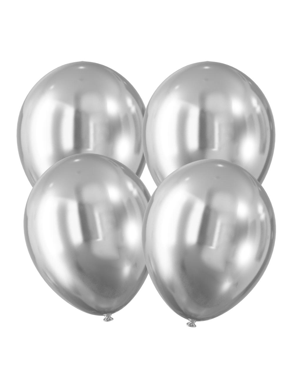 Balony Celebrate! efekt chromu (4 szt.)