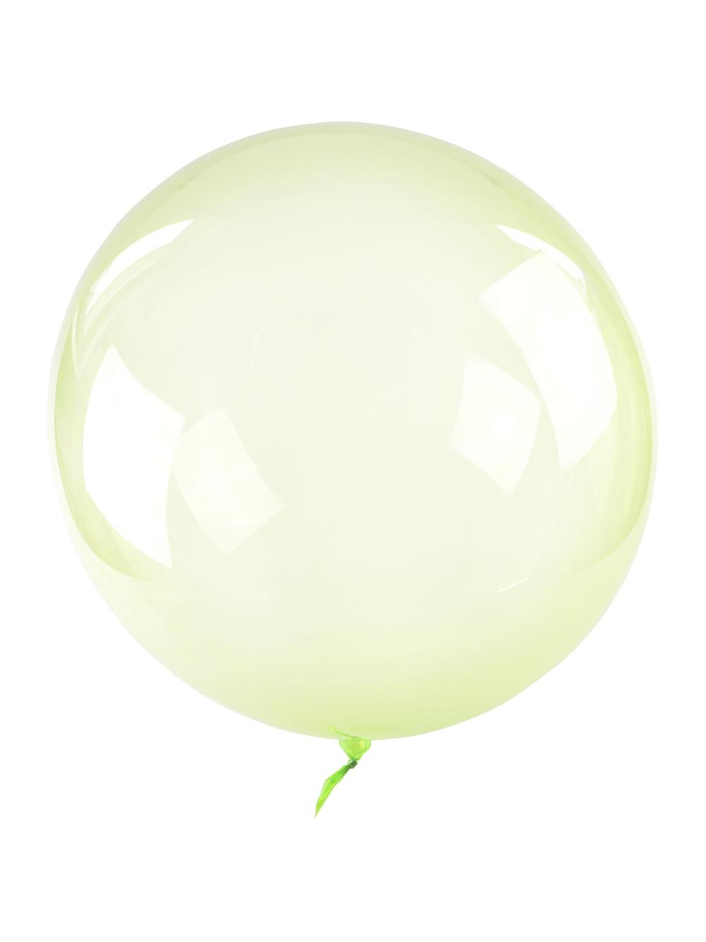 Balon Bubble limonkowy