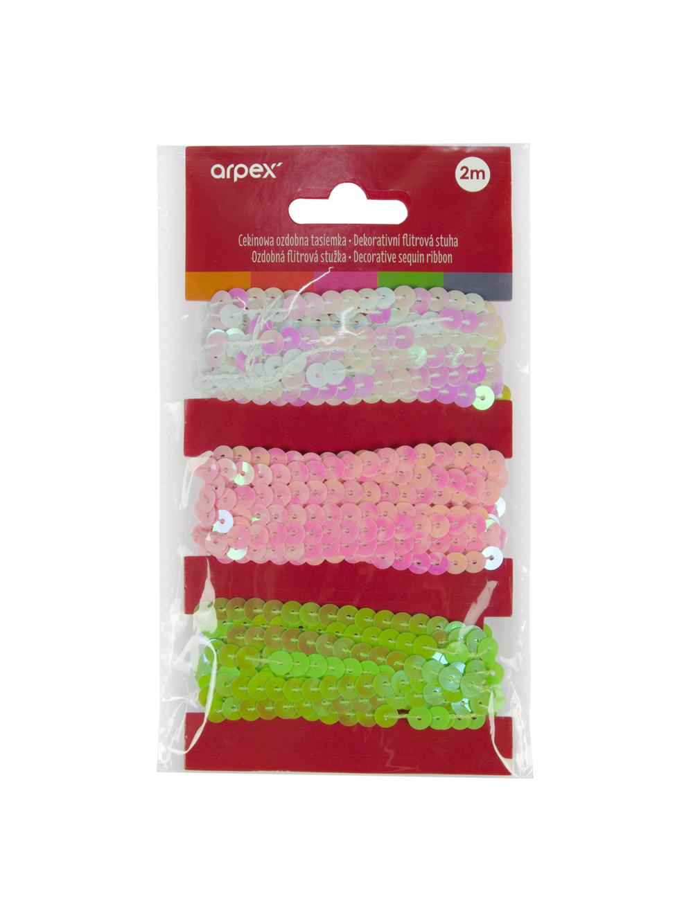 Cekinowa ozdobna tasiemka (3 szt.)