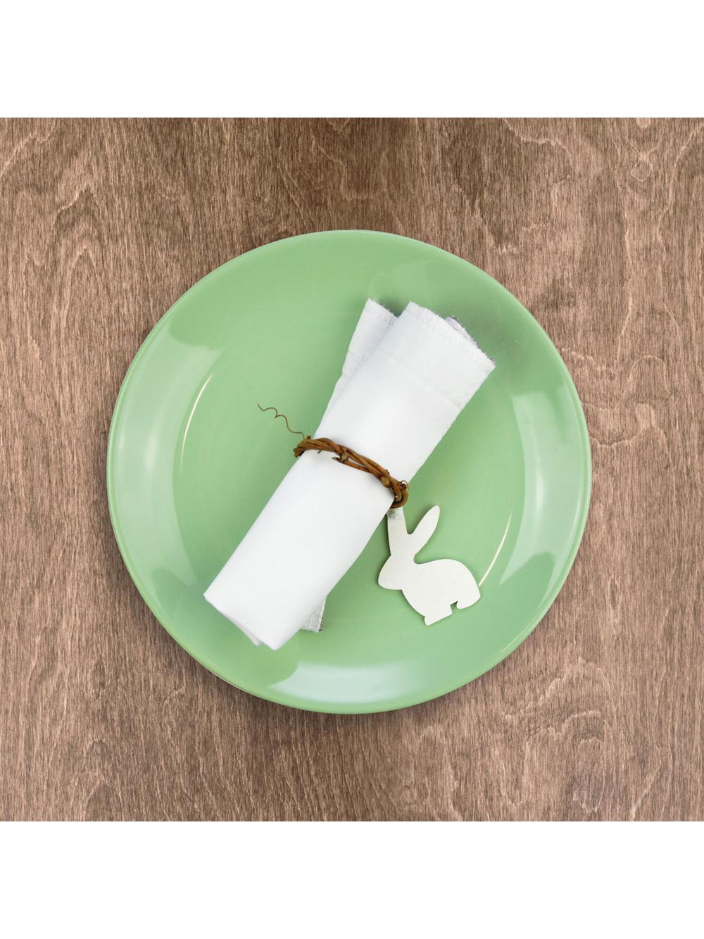 Wielkanocne obrączki na serwetki (z zawieszką) (4 szt.)