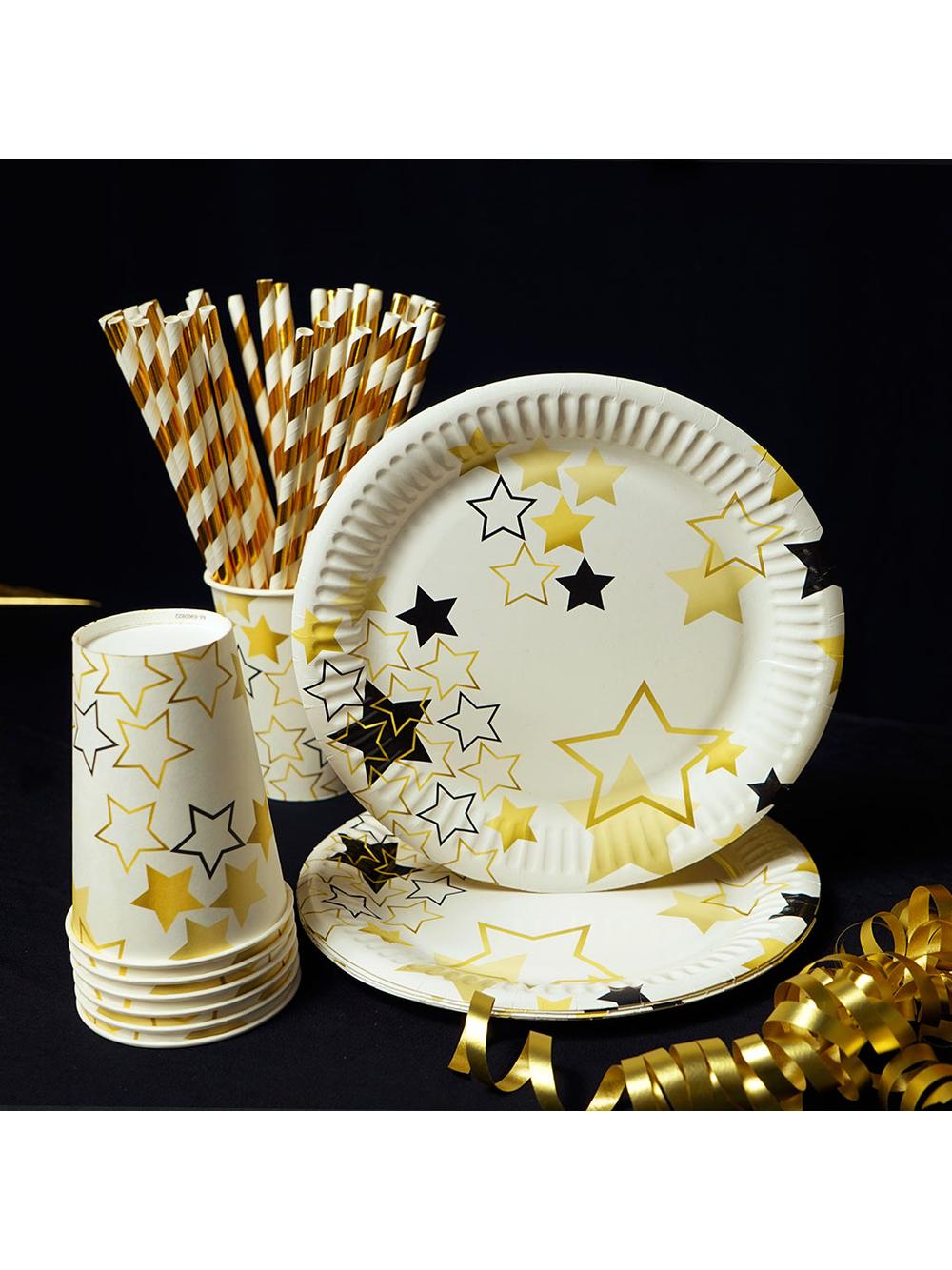 Talerze papierowe - Celebrate! (8 szt.) - FSC Mix Credit