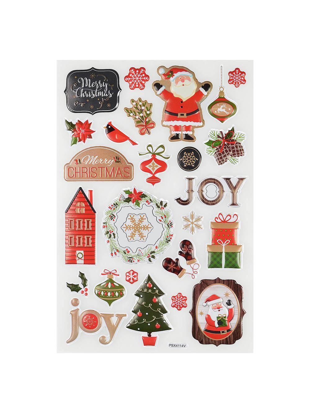 Naklejki świąteczny mix