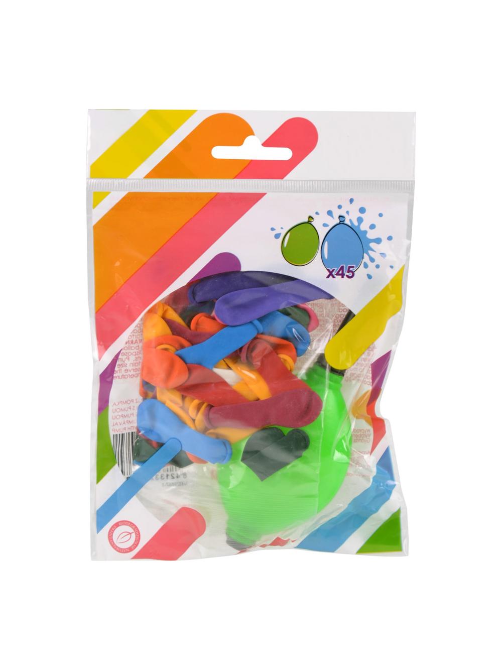 Balony wodne (45 szt.) z pompką
