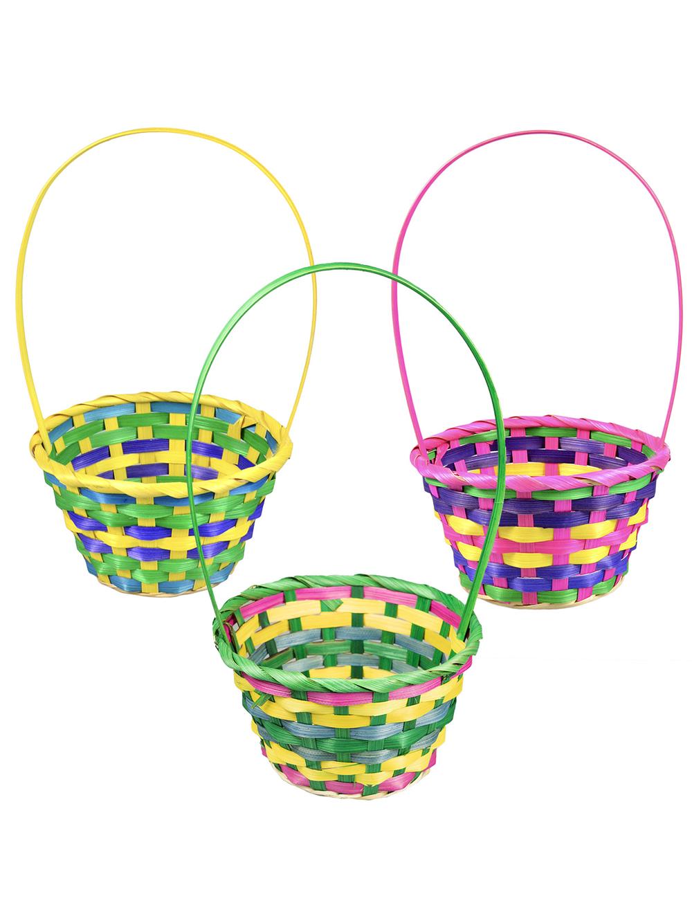 Kolorowy koszyczek wielkanocny
