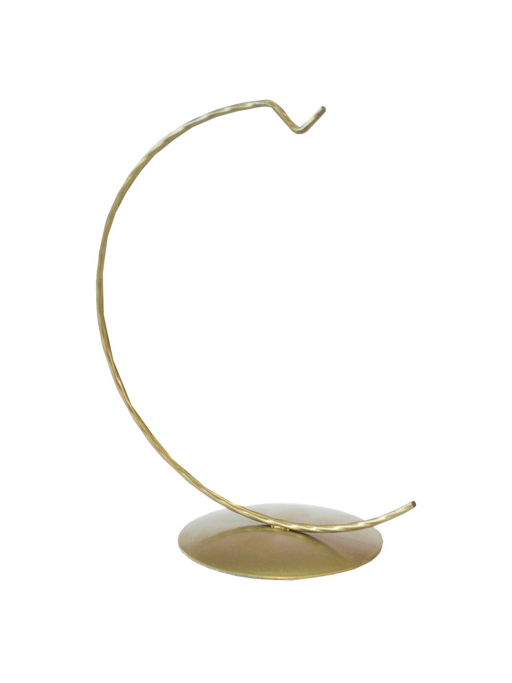 Stojak na bombkę dekorowaną złoty