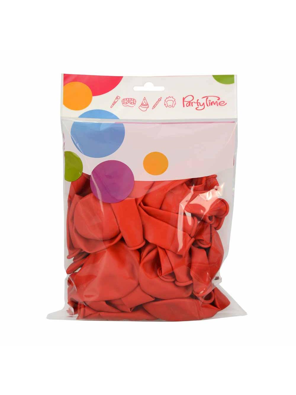 Balony pastelowe czerwone (50 szt.)