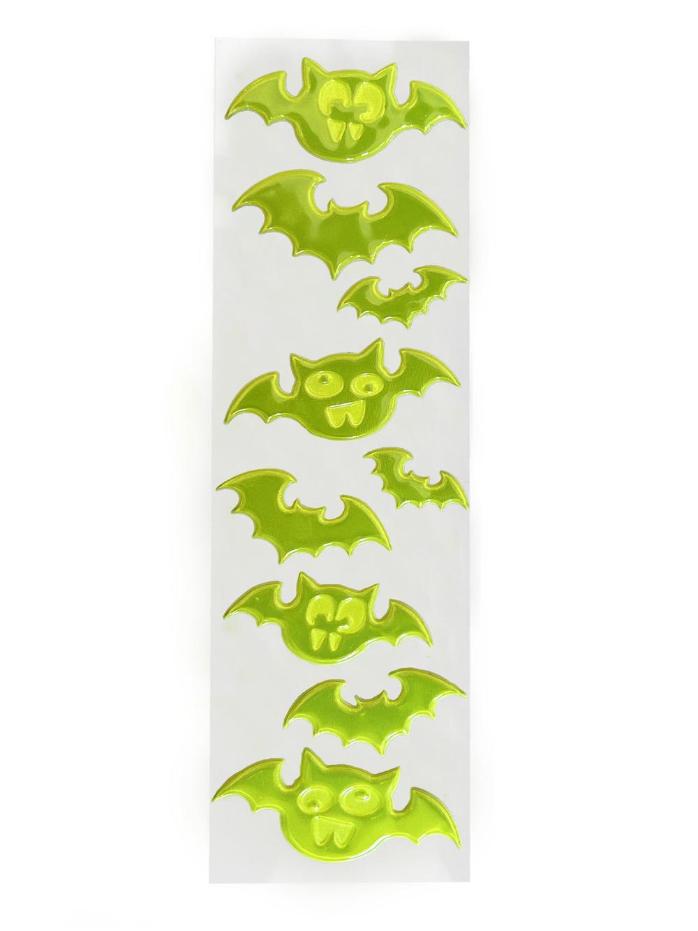 Halloweenowe naklejki odblaskowe