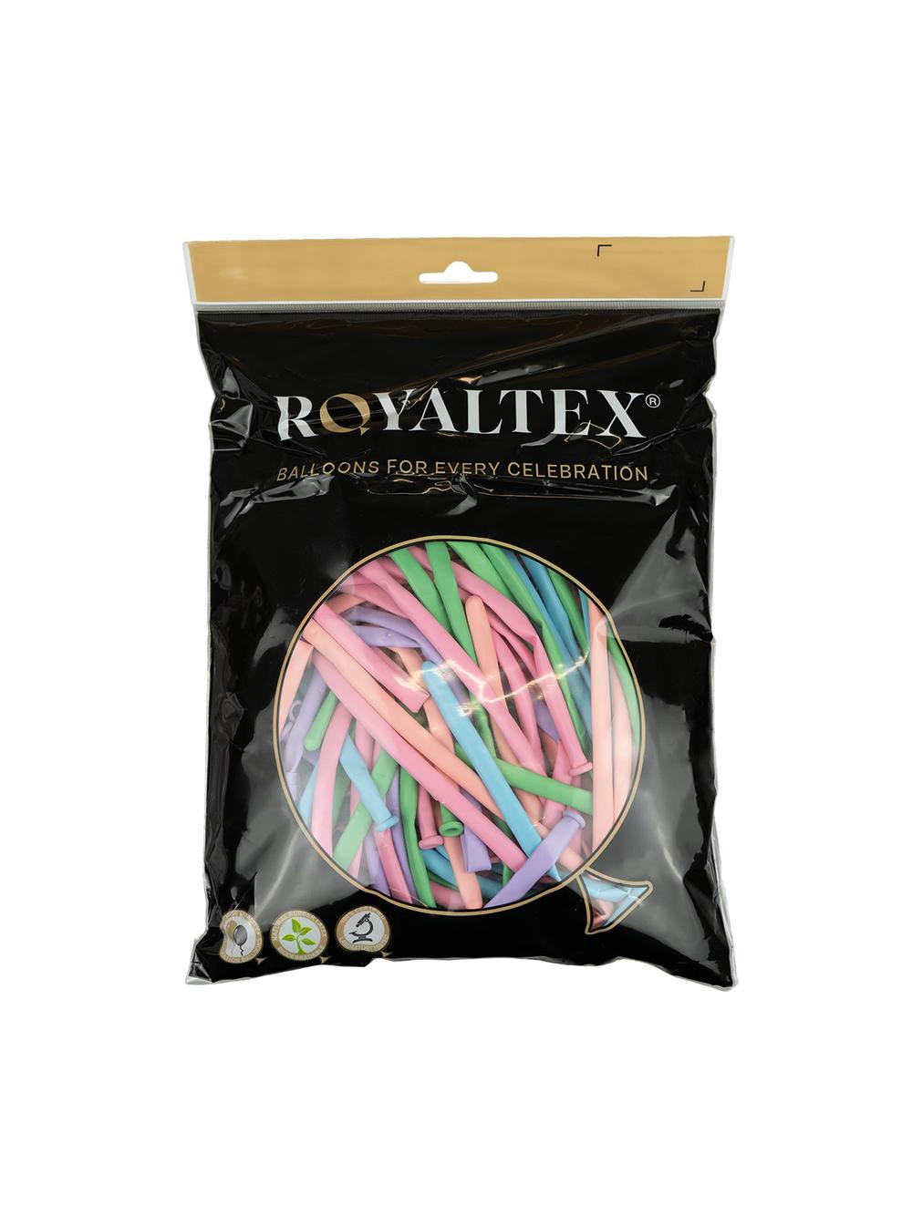 Balony do modelowania - pastelowe makaroniki (100 szt.)