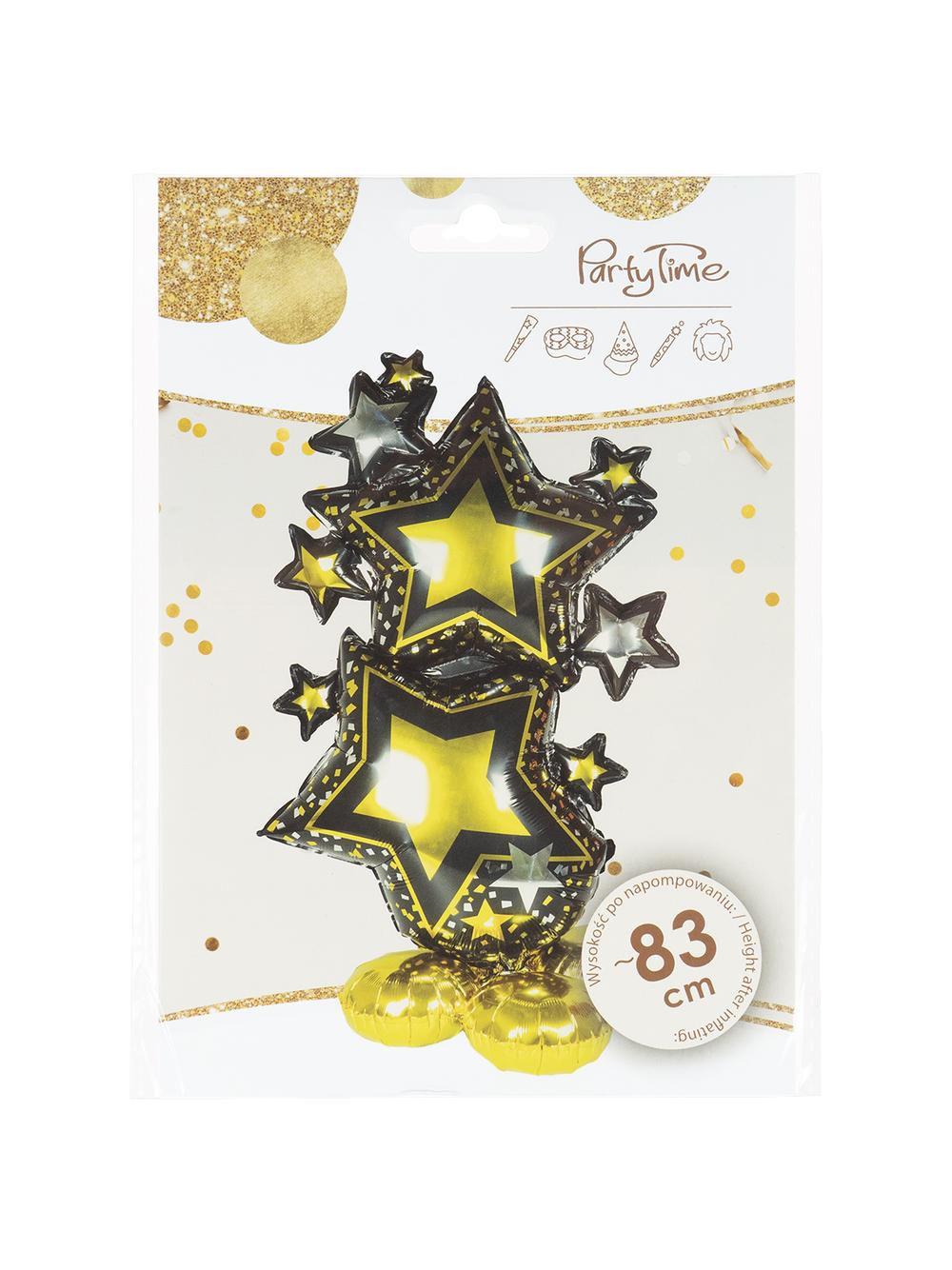 Balon foliowy gwiazdy stojący