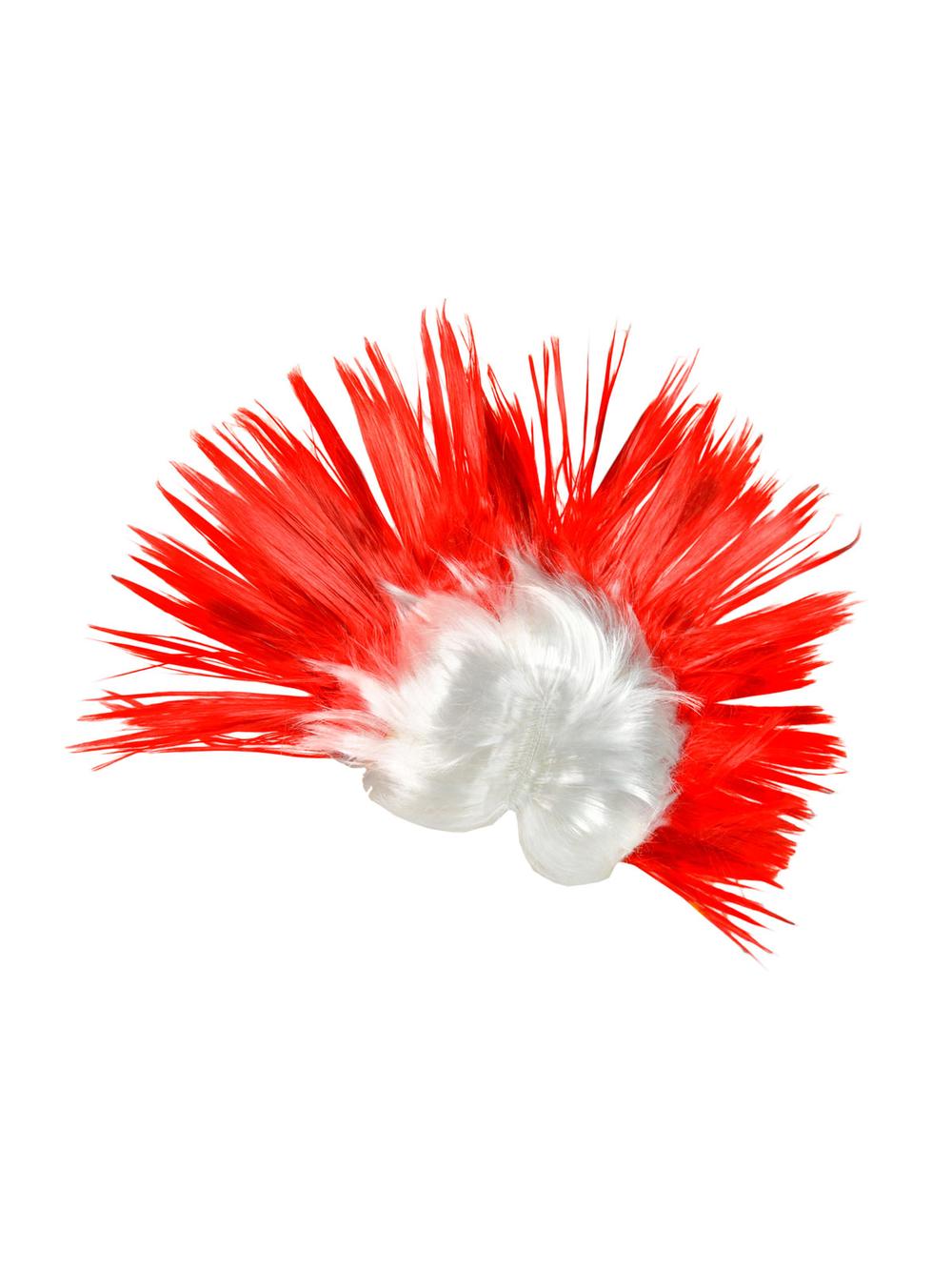 Peruka irokez "Biało-Czerwoni"