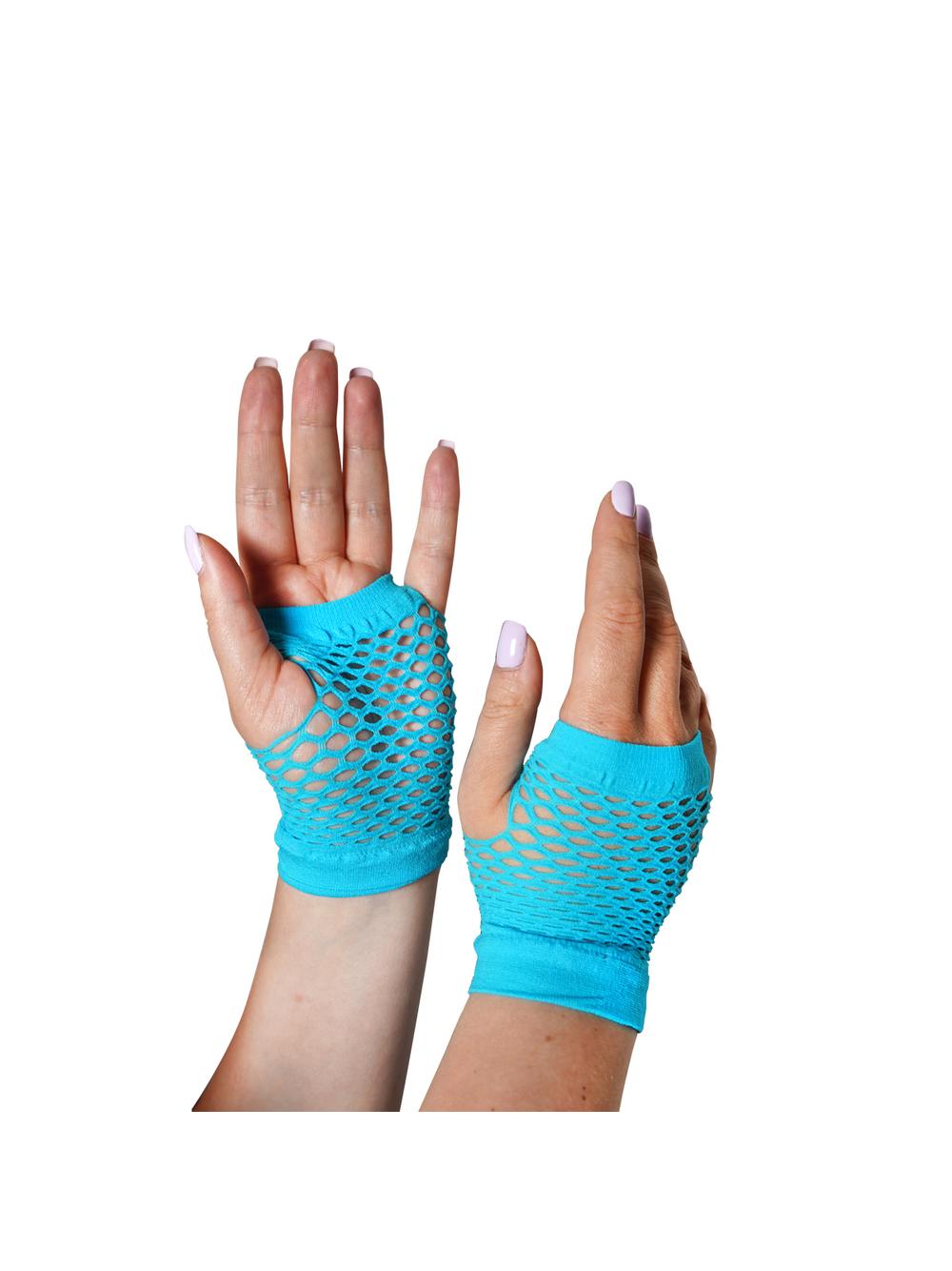 Rękawiczki siateczkowe neon (2 szt.)