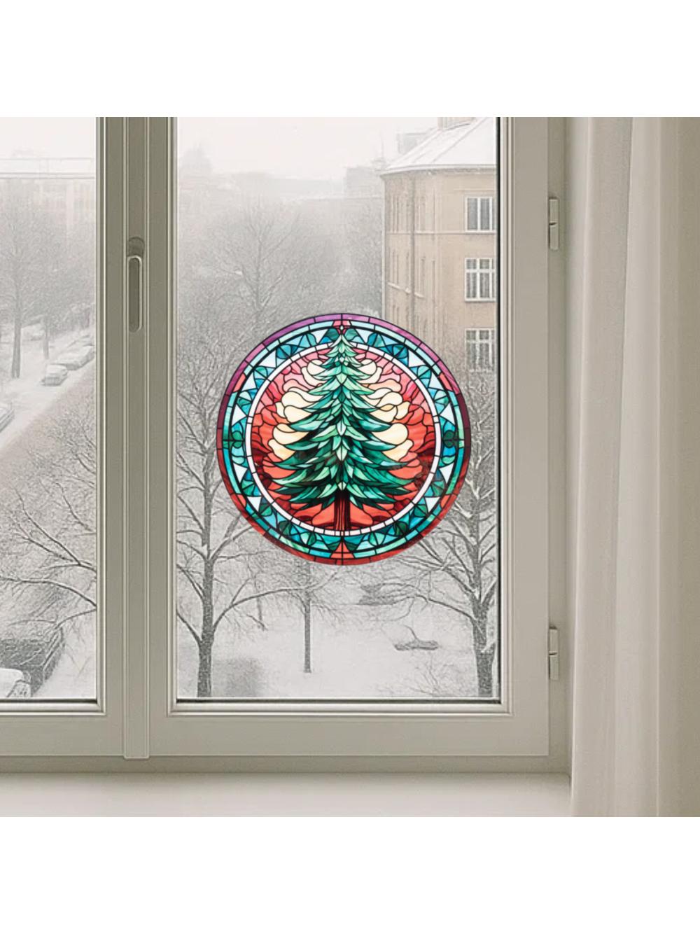 Naklejka elektrostatyczna - witraż