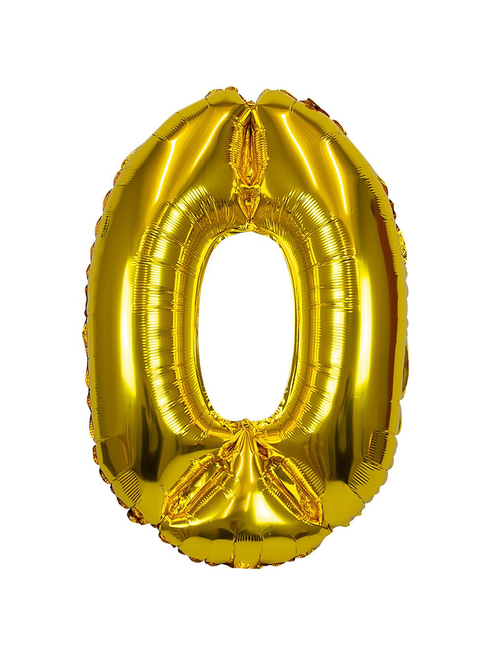 Balon foliowy cyferka XXL - nr 0