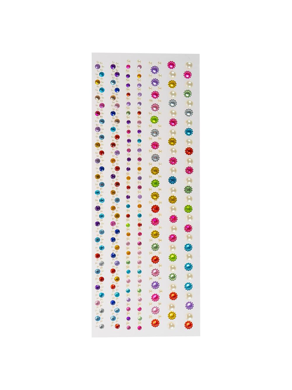 Samoprzylepne kryształki dekoracyjne - duże