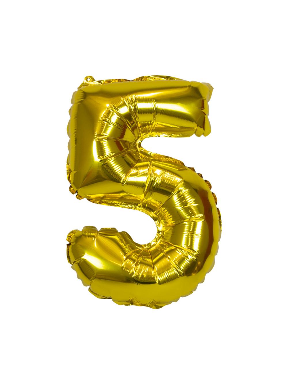 Balon foliowy cyferka nr 5