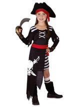 Strój dziecięcy - Piratka z kapeluszem - rozmiar M