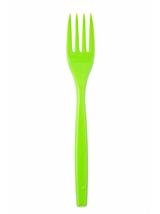 Widelce plastikowe w soczystych kolorach (6 szt.)
