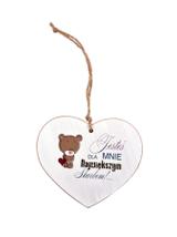 Drewniana tabliczka dekoracyjna duża