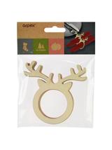 Świąteczne obrączki na serwetki - reniferki (4 szt.)
