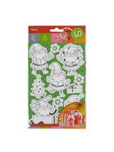 Świąteczne naklejki do kolorowania (ponad 40 sztuk!)