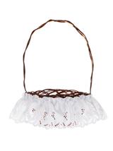 Serwetka atłasowa zdobiąca koszyczek