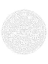 Serwetka na koszyczek - wielkanocne wzory