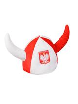 Czapka rogi "Biało-Czerwoni"