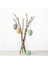 Dekoracyjne jajka z zawieszką (6 szt.)