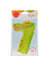 Balon foliowy cyferka zwierzątko nr 7