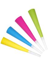 Trąbki Neon party (4 szt.)