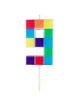 Świeczka cyferka klocki nr 9