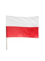 Flaga narodowa na drzewcu