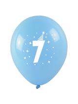 Balony z nadrukiem cyferki - 7 (3 szt.)