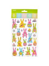 Posrebrzane naklejki wielkanocne