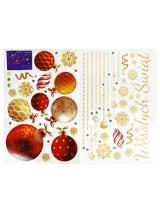 Naklejki elektrostatyczne - bombki