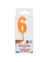 Świeczka kolorowa na szpilce nr 6