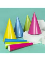 Czapeczki Neon party (5 szt.)