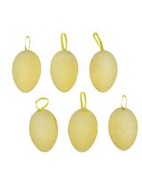 Dekoracyjne jajeczka flokowane (6 szt.)