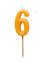 Świeczka kolorowa na szpilce nr 6