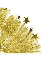 Łańcuch dekoracyjny - gwiazdki złoty