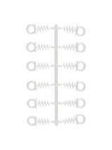 Zawieszki wkręcane do styropianu (12 szt.)