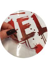 Halloweenowa dekoracja elektrostatyczna