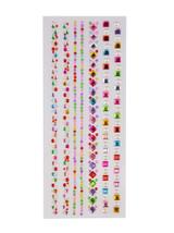 Samoprzylepne kryształki dekoracyjne - duże